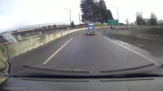 Wrong Direction On Highway Exit