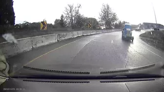 Wrong Direction On Highway Exit