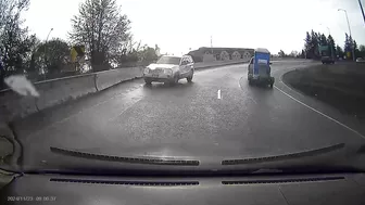 Wrong Direction On Highway Exit