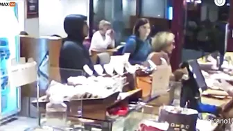 Young Immigrant Punks Destroy A Cafe And Attack Waitress