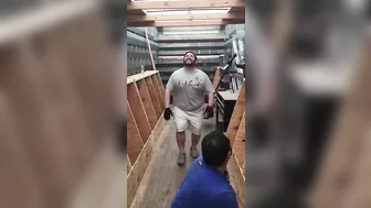 Test The Bar By Jumping Up And Grabbing It