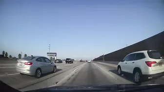 The 4runner Almost Hit The Side Of The Mercedes In Front Of Me