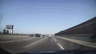 The 4runner Almost Hit The Side Of The Mercedes In Front Of Me