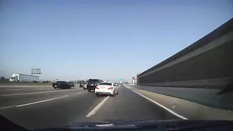 The 4runner Almost Hit The Side Of The Mercedes In Front Of Me