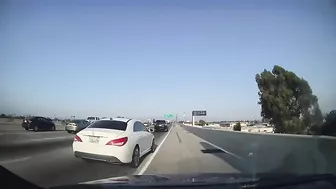 The 4runner Almost Hit The Side Of The Mercedes In Front Of Me