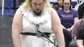 A Kick In The Balls Will Solve His Gender Confusion