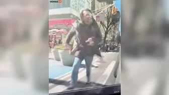 A Liberal Lunatic Chases And Crashes A Cybertruck In New York