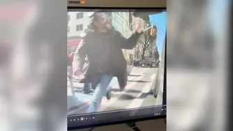 A Liberal Lunatic Chases And Crashes A Cybertruck In New York