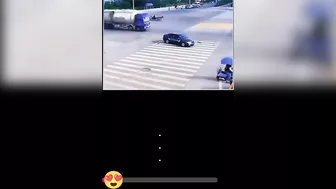 A Car Accident Caused A Chain Reaction