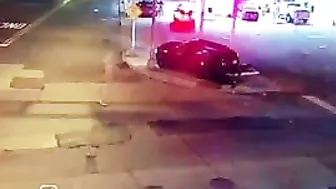 A Man Narrowly Escaped A Serious Accident