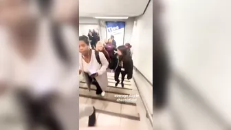 A Man Pushed Two Women Away For Not Paying His Ticket