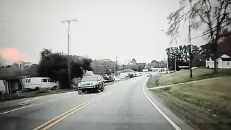 Apparently The Stop Sign Only Applies To The First Car