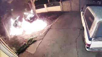 Arsonist Accidentally Sets Himself On Fire