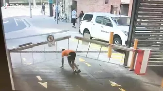 "Ouch, What's Going On Down There, Kid?"