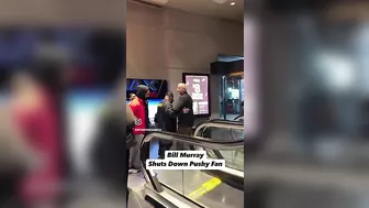 Bill Murray Angry At Fans