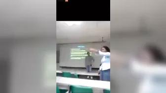 Black College Student Loses Mind In Class And Threatens To Kill Her