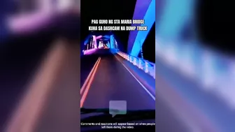 Overloaded Truck Causes Bridge Collapse