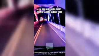 Overloaded Truck Causes Bridge Collapse