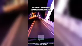 Overloaded Truck Causes Bridge Collapse