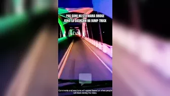 Overloaded Truck Causes Bridge Collapse