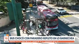 Bus Crashes Into Bus Stop