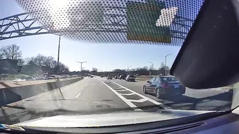 The Car Stopped And Drove Out Illegally