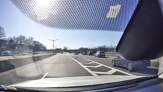 The Car Stopped And Drove Out Illegally