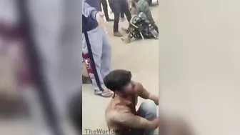 Unfaithful Wife And Her Lover Caught And Punished By Husband