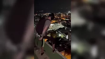 Checking The Parachute Before Skydiving