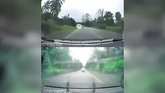 Multiple Vehicles Collide In Malaysia