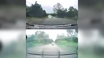 Multiple Vehicles Collide In Malaysia