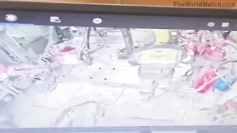 Oilfield Drill Bit Crushed By Machine During Brutal Operation