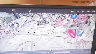 Oilfield Drill Bit Crushed By Machine During Brutal Operation