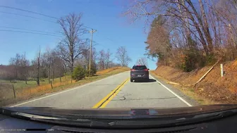 The Driver Stopped The Car In The Middle Of The Road