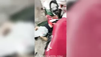 Drunk Driver Runs Over Woman On Sidewalk