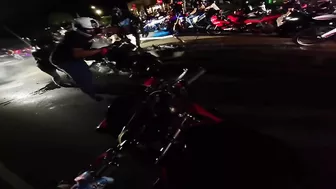 Man Collides With Another Cyclist And Sends Him Flying