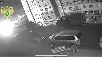 Russian Car Dealership Destroyed By Arson