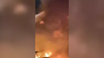 Russian Car Dealership Destroyed By Arson