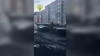 Russian Car Dealership Destroyed By Arson