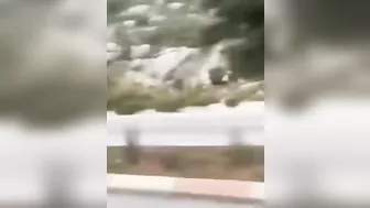 Experienced Motorcyclist Showing Off His Riding Skills