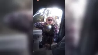 Federal Agents Remove Two Illegal Immigrants From Truck