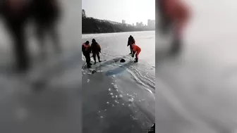 Fisher Fell Into An Ice Hole And Froze To Death