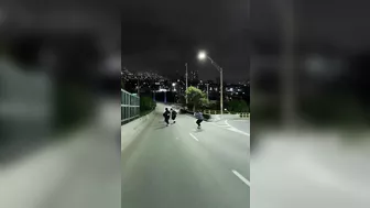 Skateboarding At Full Speed