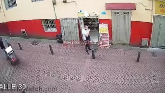 Nice Man Helps A Person In A Wheelchair To Be Placed In The Wheelchair