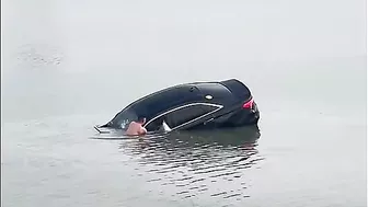 Half-man, Half-fish Jumps Into The Water With A Crowbar