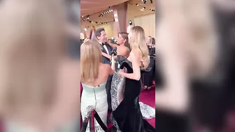 Halle Berry Kisses Adrien Brody As His Wife Looks On