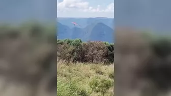 Hang Glider Crashes In Mid-air, Pilot Falls To Death