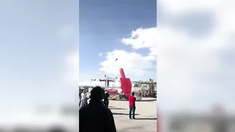 Test Run Of Human Artillery Shell