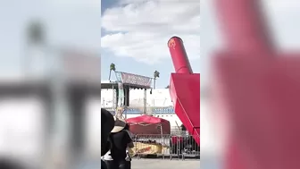 Test Run Of Human Artillery Shell