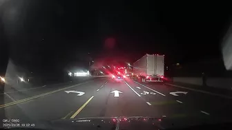 Idiot 1 Turns Left By Jumping Over Traffic In The Middle Lane